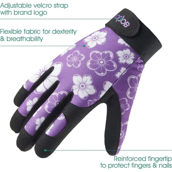 Women, 2 Pairs  Thorn Proof Garden Rose Pruning Puncture Proof Working Gloves - Picture 2 of 7